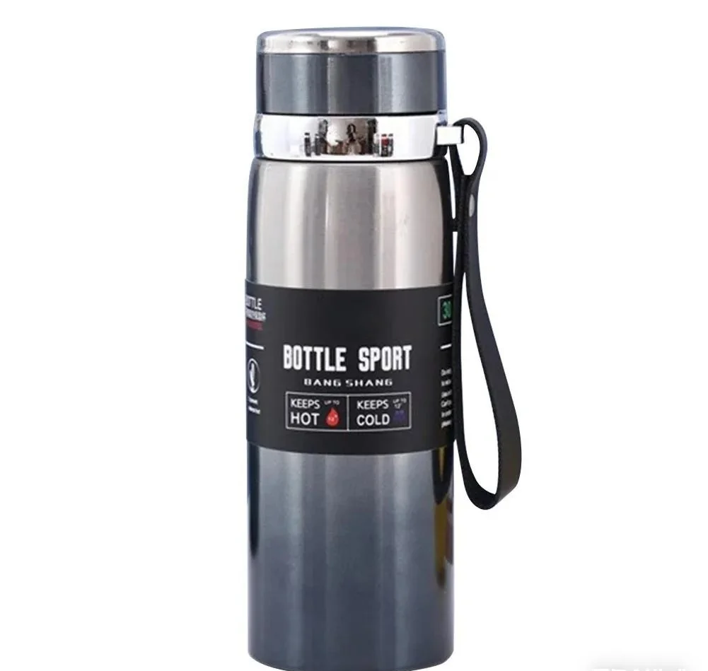 1L Stainless Steel Thermal Water Bottle | Vacuum Insulated | Hot & Cold | Leakproof Lid